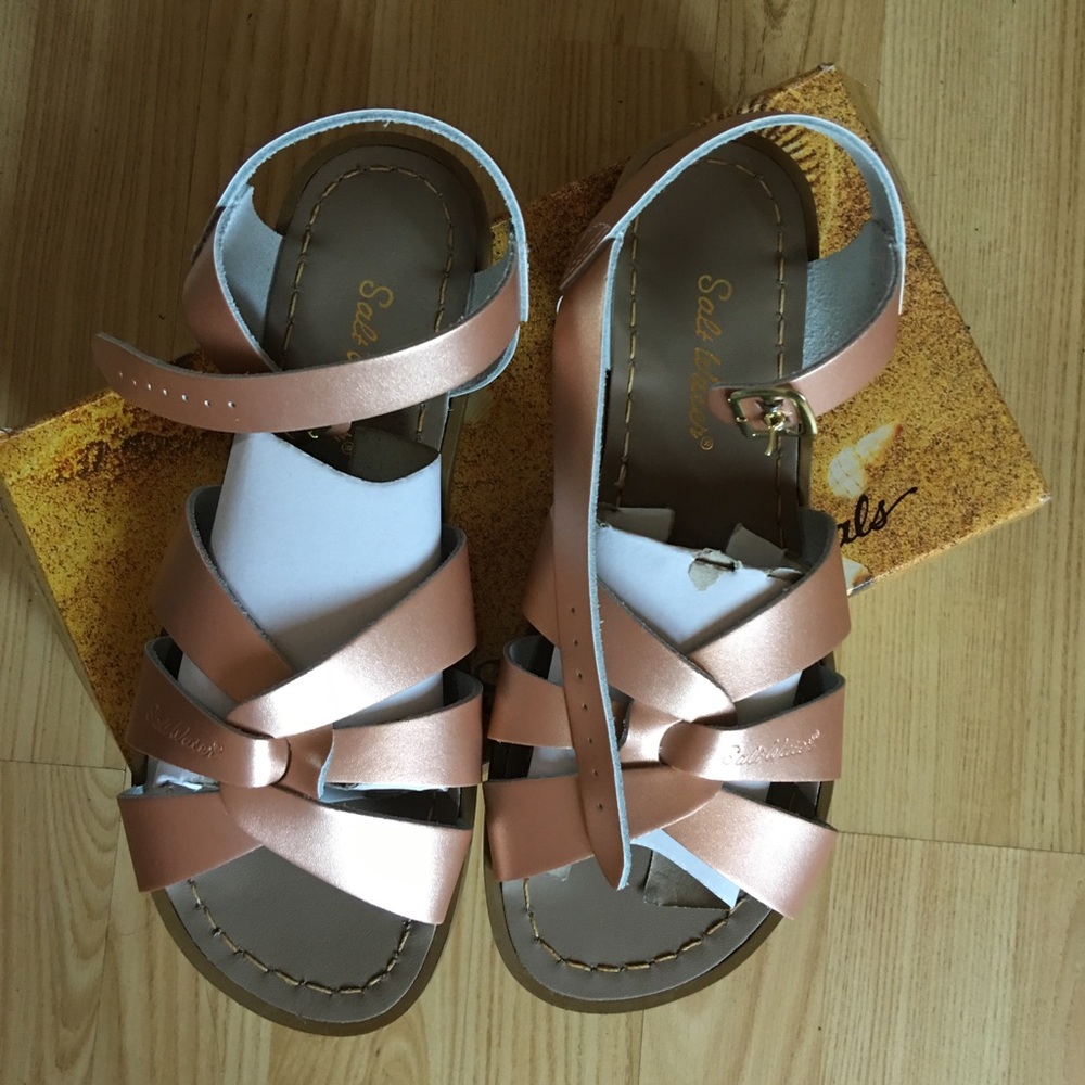 Rose Gold Saltwater Sandals